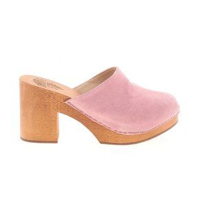Retro Charlotte Stone Marlo Clogs in Pink/Lilac